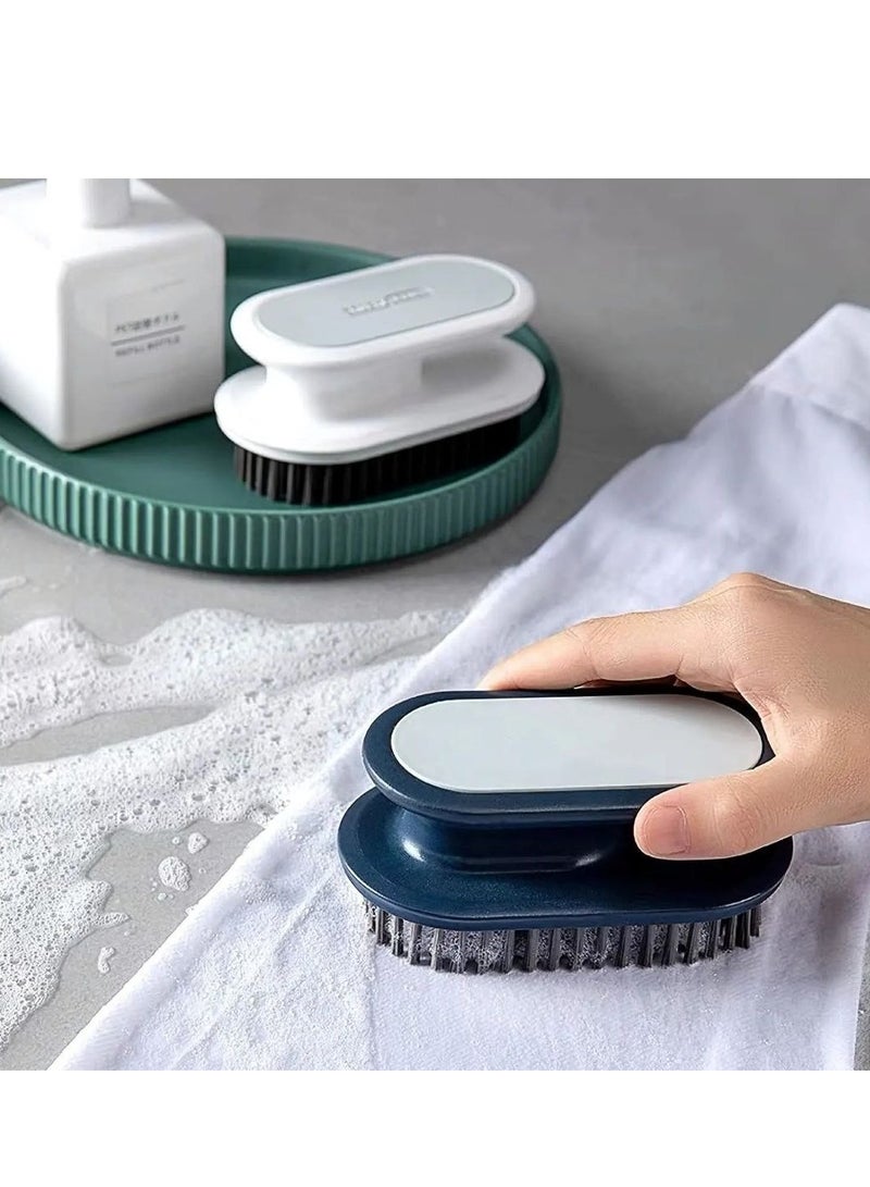 Soft Bristles Cleaning Brush - Easy Grip Clothes Washing Brush - Image 1