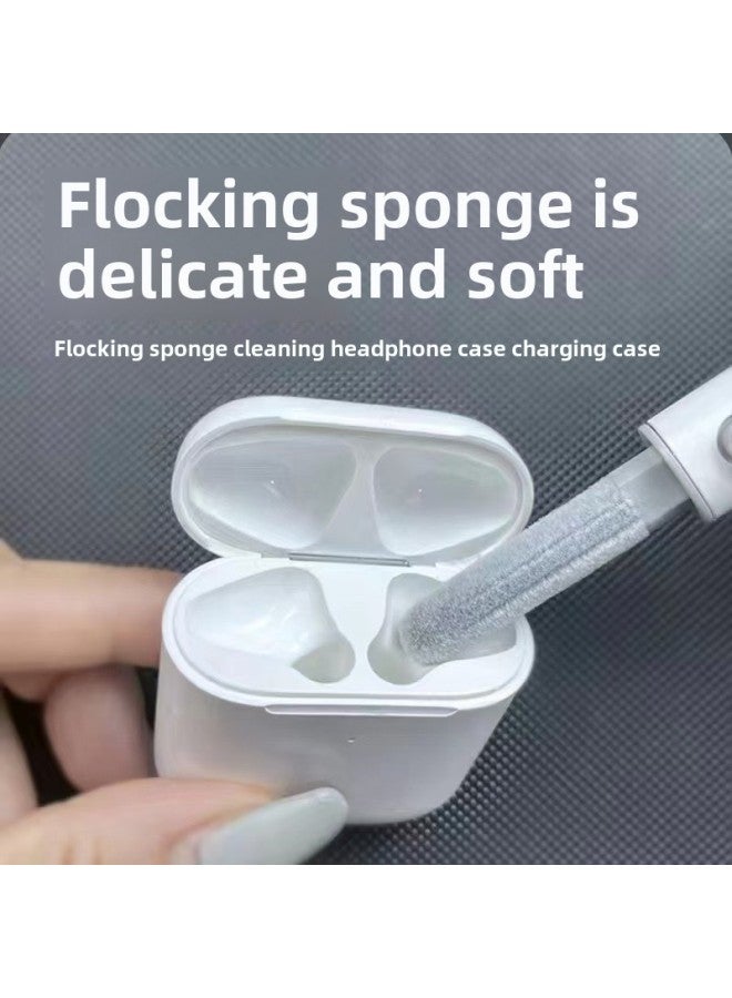 Bluetooth Headset Cleaning Brush Digital Multi-function Cleaning Suit Keyboard Cleaner Earplug Manufacturers-Color:White Second-generation Pen (bag Packaging)  - Image 3