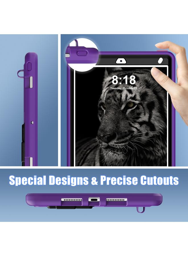 زبون حافظة لجهاز iPad 10.2 2021 / 2020 / 2019 حافظة واقية مقاومة للصدمات من السيليكون والكمبيوتر الشخصي - Image 5