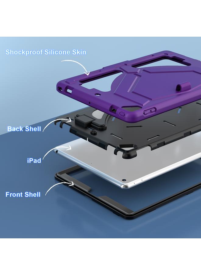 زبون حافظة لجهاز iPad 10.2 2021 / 2020 / 2019 حافظة واقية مقاومة للصدمات من السيليكون والكمبيوتر الشخصي - Image 4