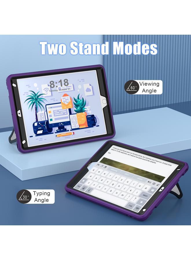 زبون حافظة لجهاز iPad 10.2 2021 / 2020 / 2019 حافظة واقية مقاومة للصدمات من السيليكون والكمبيوتر الشخصي - Image 3