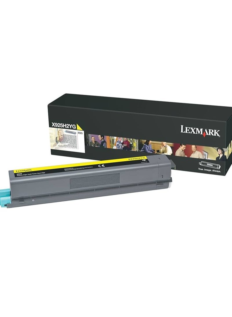 ليكس مارك خرطوشة حبر Lexmark X925 صفراء عالية الإنتاجية (7.5K)
