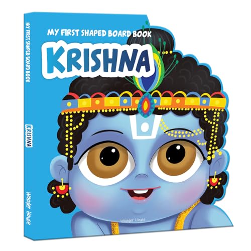 My First Shaped Board Book Illustrated Lord Krishna Hindu Mythology Picture Book For Kids Age 2 I 