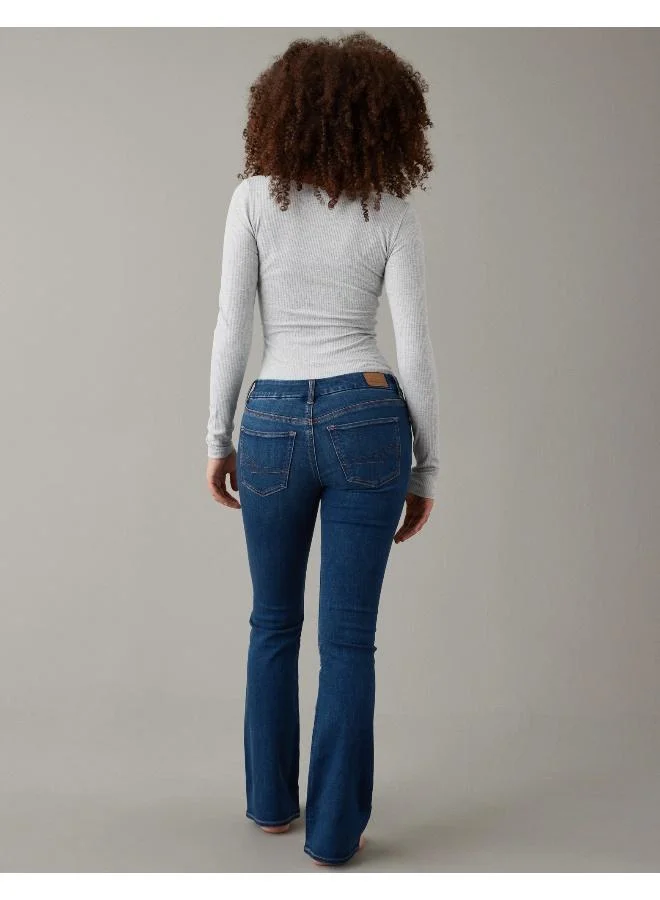 American Eagle AE Next Level Stretch Curvy Low-Rise Kick Bootcut Jean