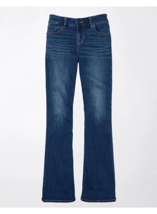 American Eagle AE Next Level Stretch Curvy Low-Rise Kick Bootcut Jean