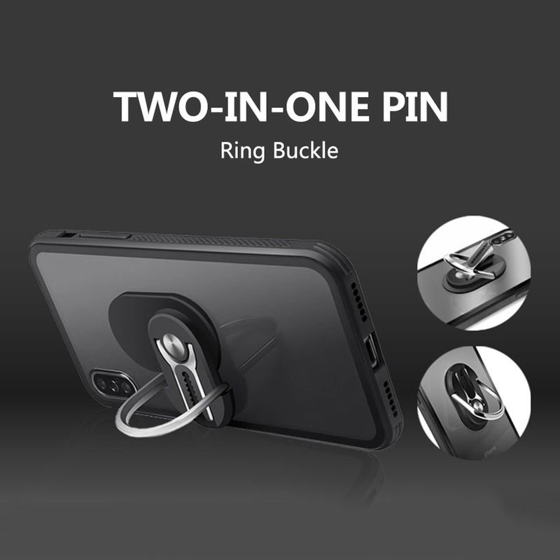 Car Phone Holder: Rose Red Zinc Alloy 360° Rotation Stand - Anti-slip Silicone Grip Multi-function Hands-free Bracket for Car Vent Navigation & Daily Use - Image 3