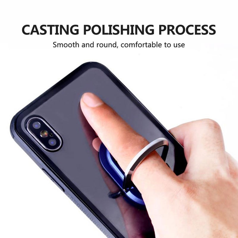 Car Phone Holder: Rose Red Zinc Alloy 360° Rotation Stand - Anti-slip Silicone Grip Multi-function Hands-free Bracket for Car Vent Navigation & Daily Use - Image 5