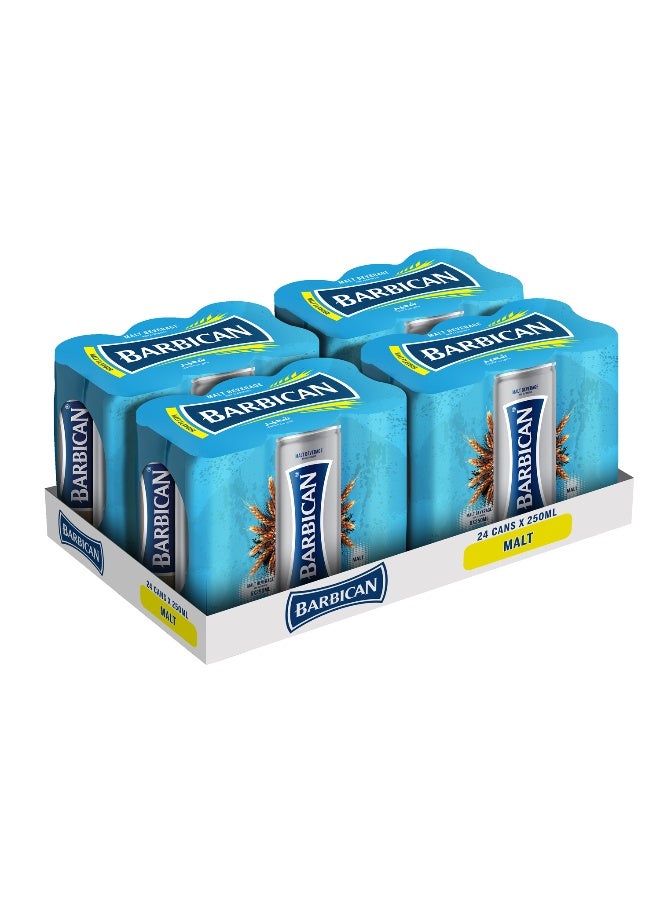 Barbican باربيكان مشروب شعير غير كحولي 250 مل في علبة × 24 عبوة - Image 1