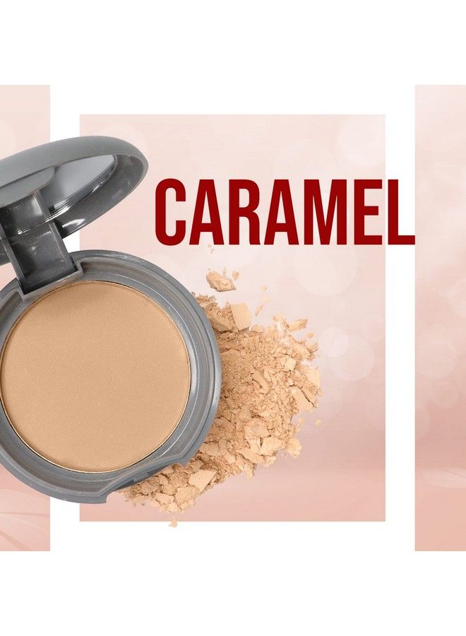 Lenphor Perfect Matte Face Compact Powder Enrich With Vitamin E Long Lasting & Lightweight Face Powder For Women Makeup Powder & Face Powder For Women & Girls Lanolin & Paraben Free Caramel - Image 3