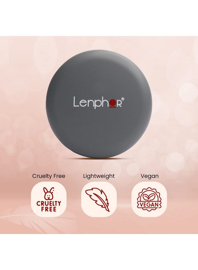 Lenphor Perfect Matte Face Compact Powder Enrich With Vitamin E Long Lasting & Lightweight Face Powder For Women Makeup Powder & Face Powder For Women & Girls Lanolin & Paraben Free Caramel - Image 5