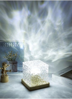 Generic Water Ripple Night Light Creative Bedside Flame Atmosphere Light Romantic Gift Starry Sky Projection Light  - Image 1