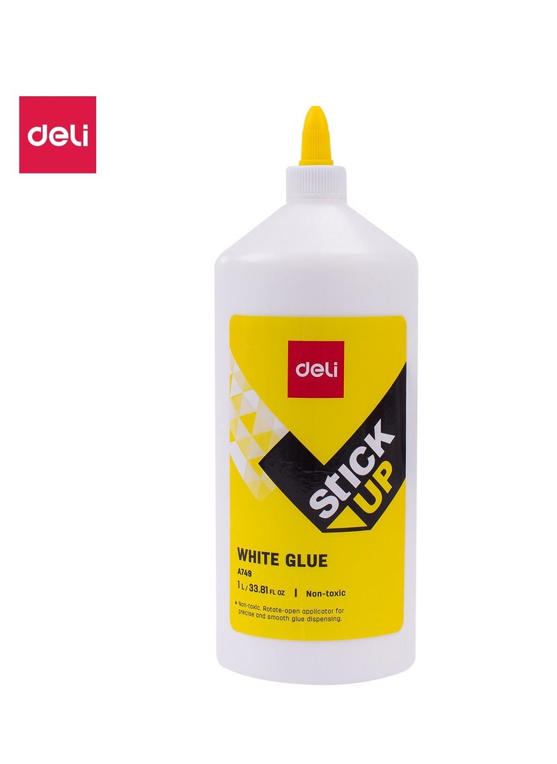 Deli Glue Stick 1000ml  White  - Image 1