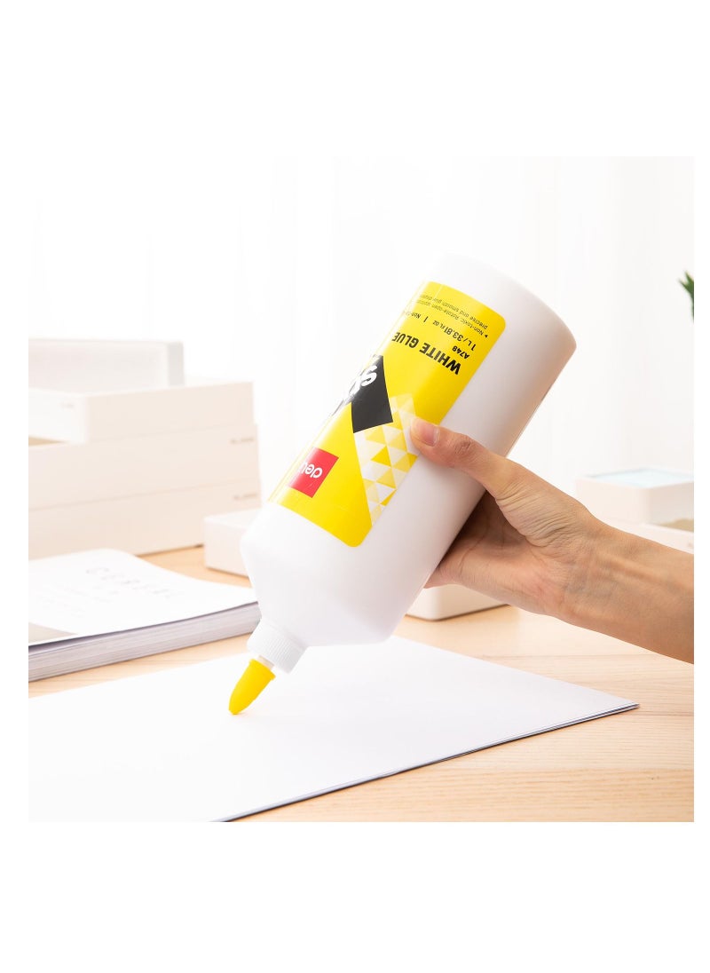 Deli Glue Stick 1000ml  White  - Image 5