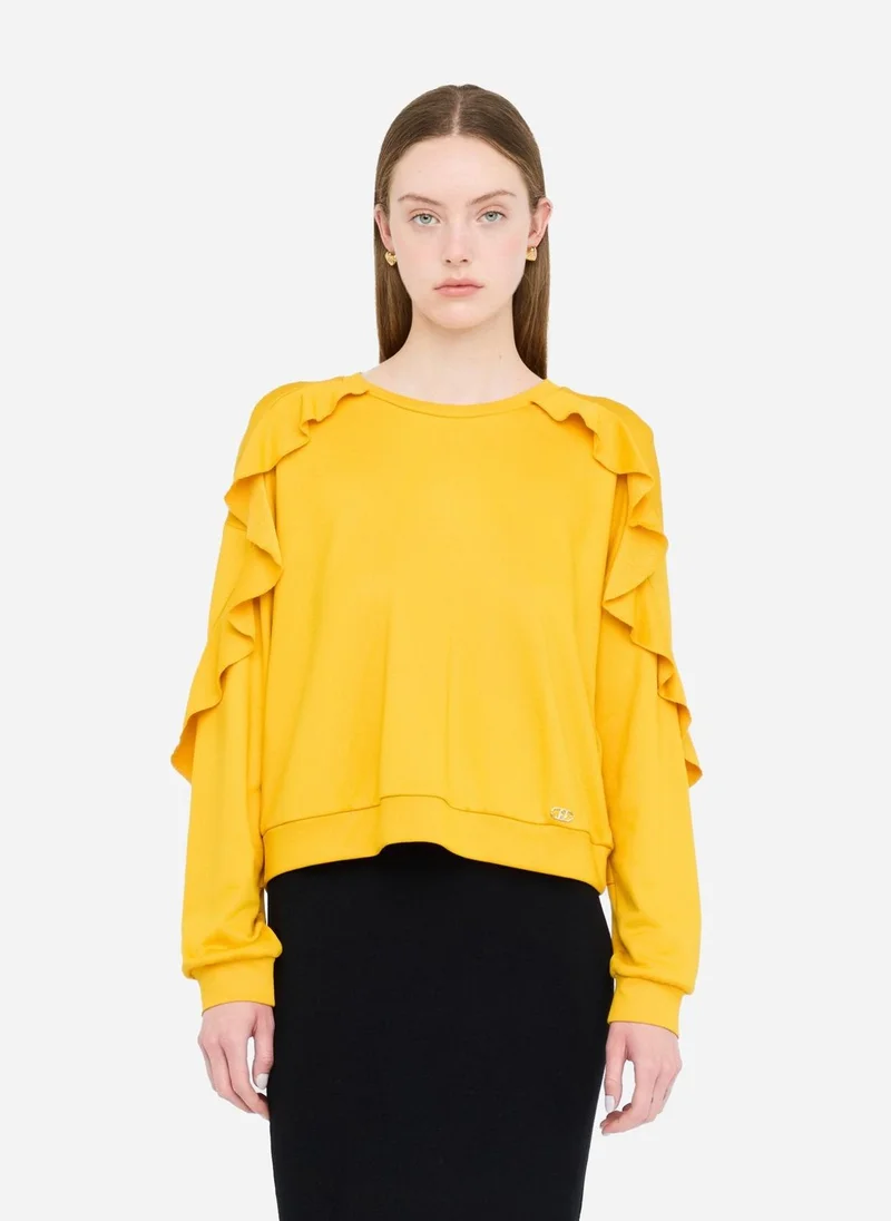 Liu Jo Sweatshirt with ruching