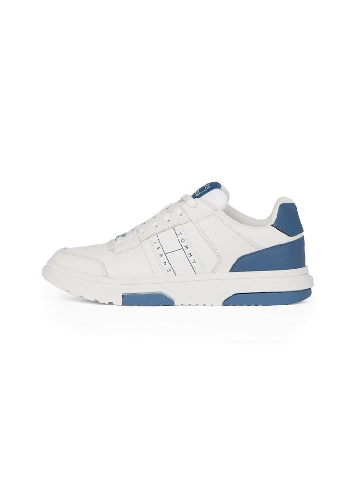 TOMMY JEANS Lace Up Low Top Leather Sneakers  - Image 2