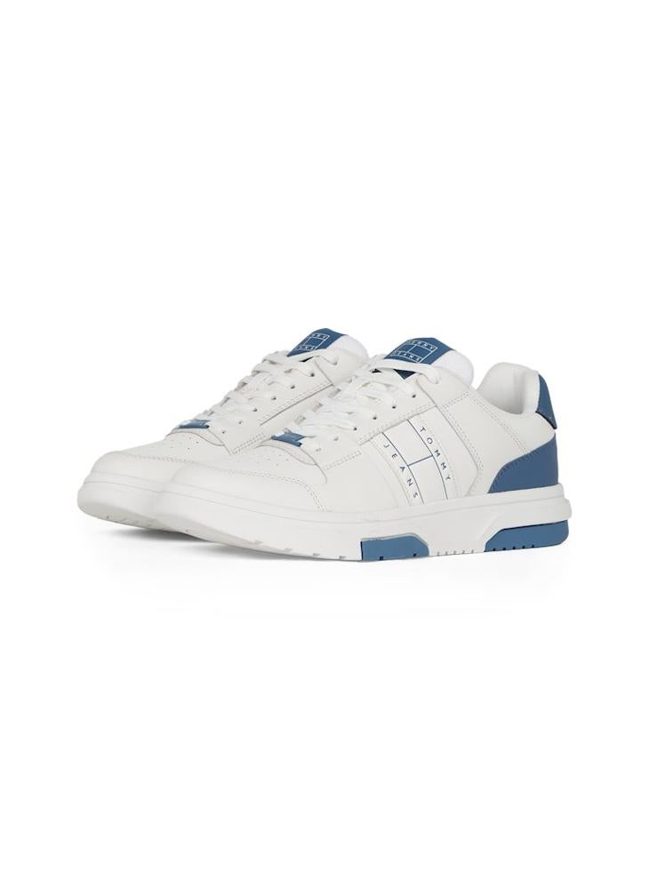 TOMMY JEANS Lace Up Low Top Leather Sneakers  - Image 3