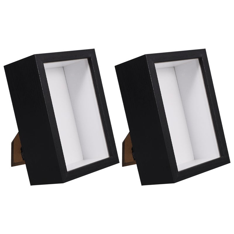 2PCS Wood Box Picture Frame Specimen Collection Box DIY Display Box for Butterfly Specimen Dried Flower Press Plant Display Wall Desk - Image 5