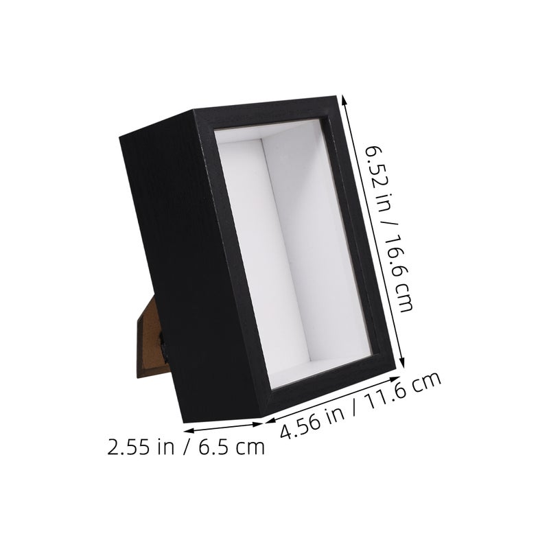 2PCS Wood Box Picture Frame Specimen Collection Box DIY Display Box for Butterfly Specimen Dried Flower Press Plant Display Wall Desk - Image 4