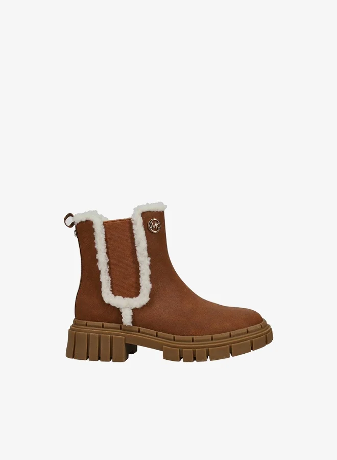 Michael Kors Sherpa Detail Chunky Chelsea Boots