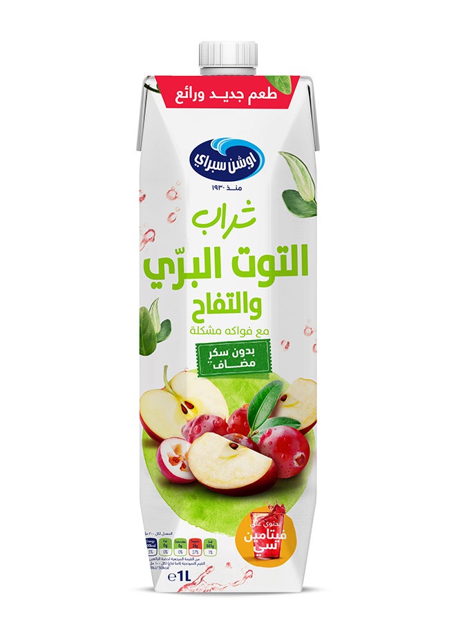 Ocean Spray - Cranberry Apple Mixed Fruit Drink With No Added Sugar 1L - Image 1