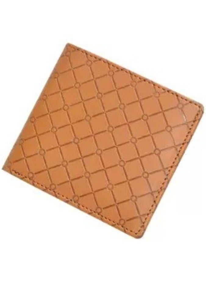 إف اي أس  محفظة FIS إيطالية من البولي يوريثين بتصميم ثنائي الطي من البولي يوريثين للرجال، نافذة لبطاقة الهوية، 6 فتحات للبطاقات، جيبان جانبيان، مقصورات مقسمة للفواتير، لون بني، مقاس مغلق 100 × 105 ملم - FSPQBRD2