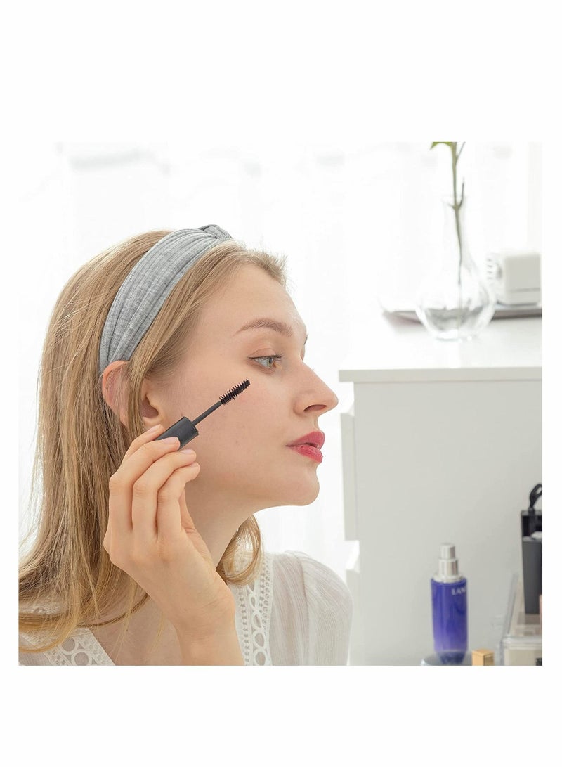 Loquat Headband for Women, Knotted Wide Headbands Turban Cross Knot Hair Bands Elastic Accessories, Green - Image 4