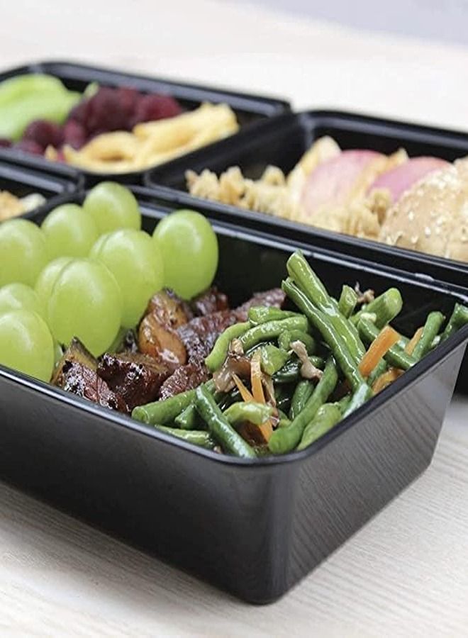 THE PACK Microwave Insulated Healthy Food Storage Containers with Lids (1000ml) 15 pieces - Image 2