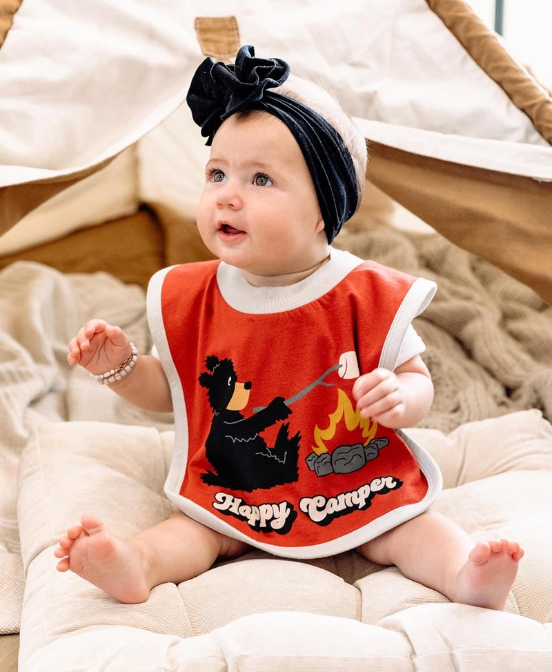 Lazy One LazyOne Animal-Print Baby Bibs, Cute Baby Shower Gifts, One Size - Image 3