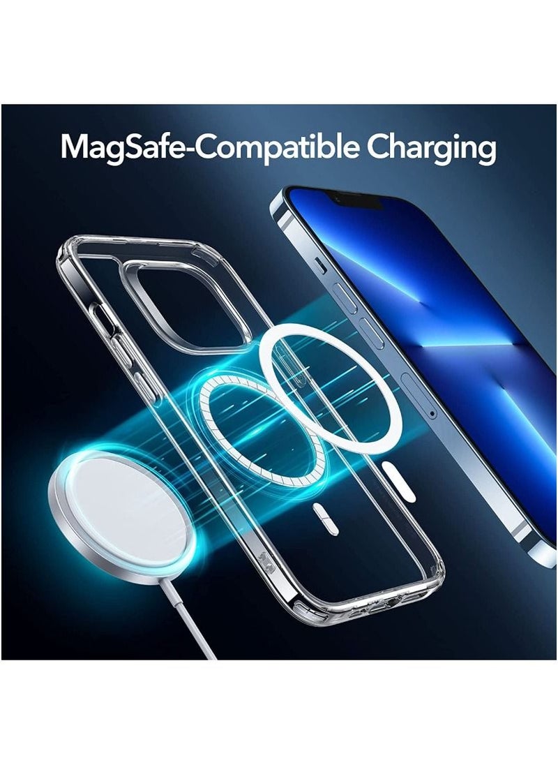 ACLIX - 2in1 Apple iPhone 13 ProMax with A 3D Black Border Glass Screen Protector 6.7 inch Shockproof Protective Case, Soft Scratch-Resistant Protection Case, Slim Transparent Thin Case for IPhone 13 Pro Max. - Image 1