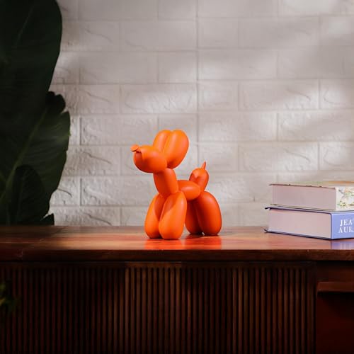Artarium Balloon Dog Figurine Showpice for Home Decor Living Room/Hall, Decorative Piece for Tv Unit, Shelf, Centre Table, Bedroom, Unique Home Decor Gift House Warming (Orange) - Image 5