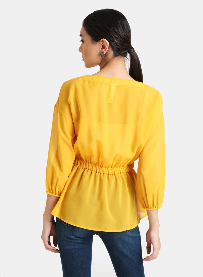 Kazo TOP WITH ELASTICATED WAIST  - Image 3