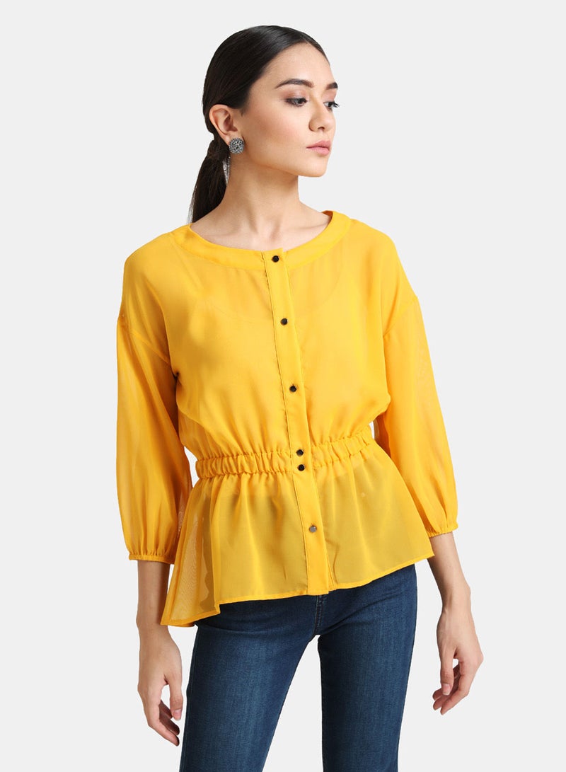 Kazo TOP WITH ELASTICATED WAIST  - Image 1