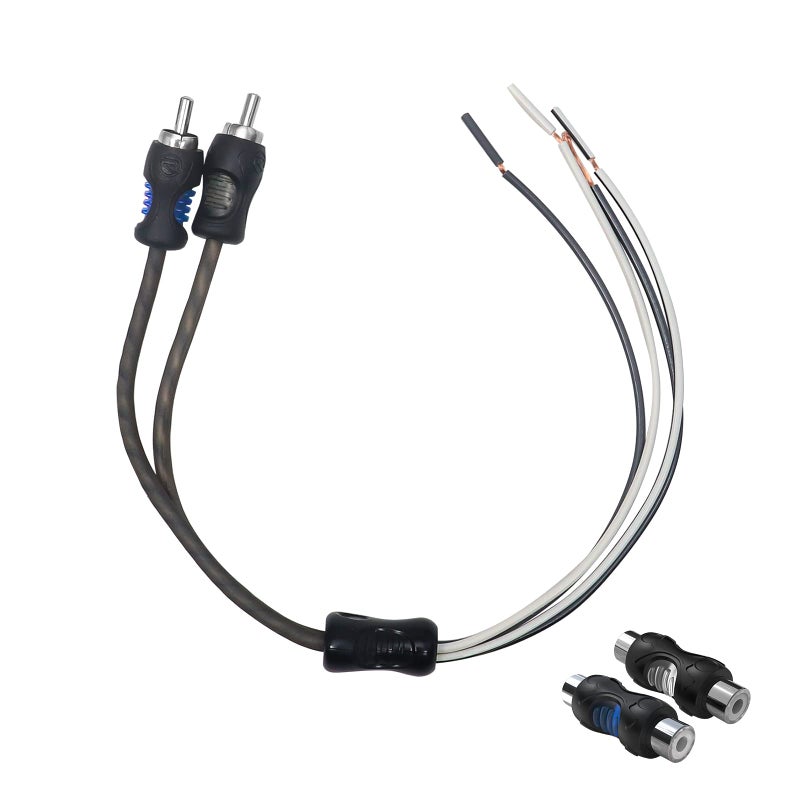 RECOIL Speaker Wire to RCA Adapter With Female Coupler (Pair) - Image 1