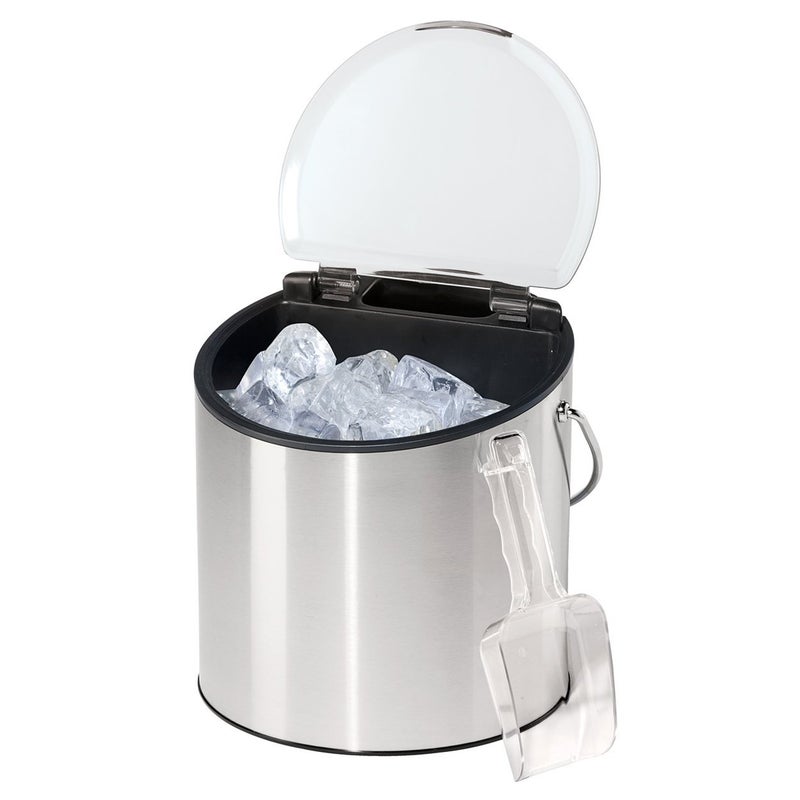OGGI Wine & Ice Bucket- Ice Bucket with Lid & Ice Scoop, Wine Chiller Bucket, Tabletop Wine Chiller Holds 2 Bottles, Bar Set is Great Addition to Bar Cart or Home Bar Accessories, 4-Quart - Image 3