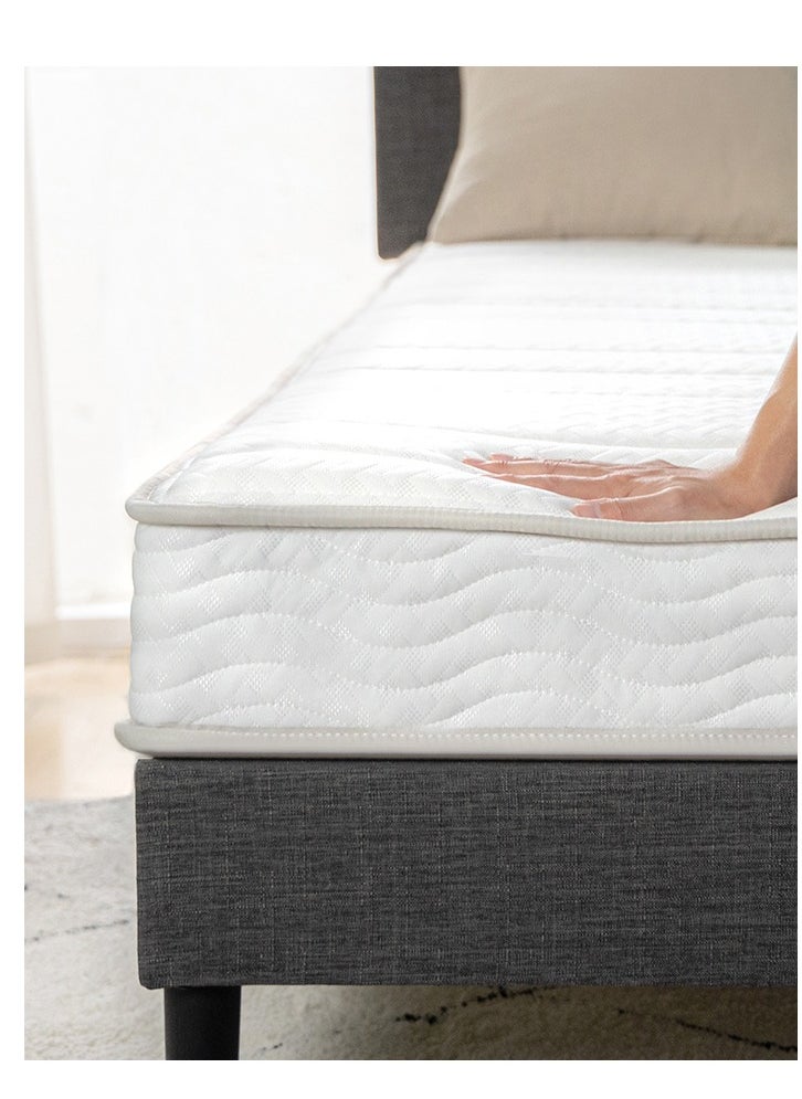 Zinus Bonnel Spring Mattress, US Full, Fiberglass Free, Medium Firmness, Durable Support, Certified Safe Foams & Fabric, Mattress in A Box (137.2 X 190.5 X 15.2 CM) - Image 3