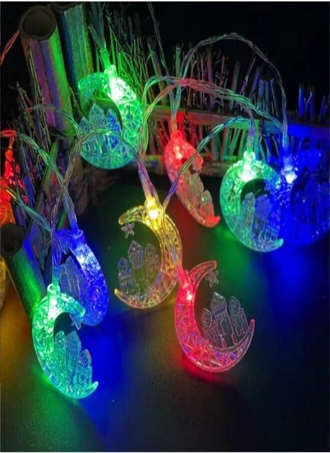 Ramadan Decorations moon LED String Lights For Home And Party Event 2.5Meter