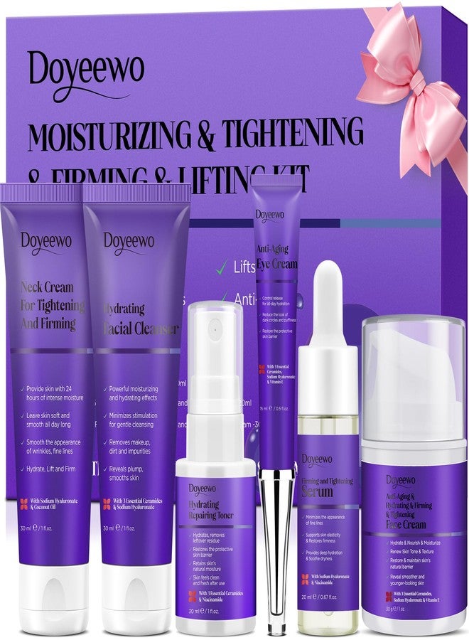 DOYEEWO Skin Care Set,Professional Tighten Lift Firm Skincare for Women Teens Teenage Girl,Hydrate Anti-Aging Facial Skin Care Routine Kit,Travel Skincare Gift Set,Wife Mom Womens Gifts for Christmas Birthday - Image 1