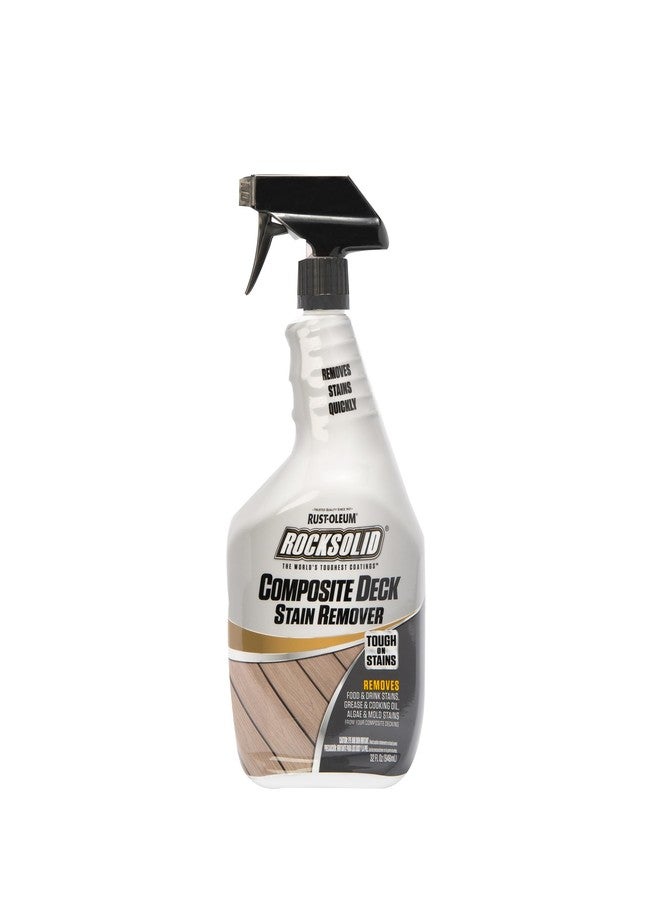 Rust-Oleum 350551 RockSolid Composite Deck Stain Remover, 32 Ounce