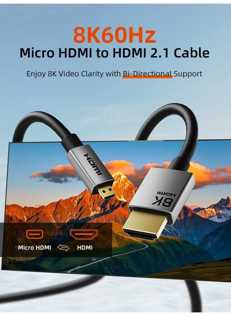 CABLETIME ACTIVE OPTICAL HDMI 2.1 CABLE 8K 60HZ 48GBPS ULTRA HIGH SPEED HDR EARC HDCP 2.3 4K 120HZ FIBER OPTIC GAMING CABLE COMPATIBLE WITH PS5 XBOX SERIES X TV PROJECTOR - Image 5