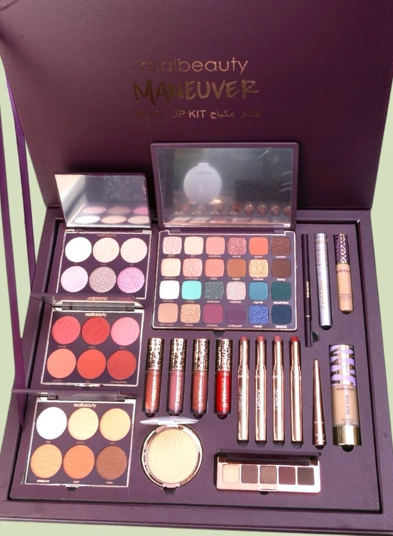 ريل بيوتي طقم مكياج بوكس فاخر  لإطلالة ساحرة ومتكاملة - Image 3