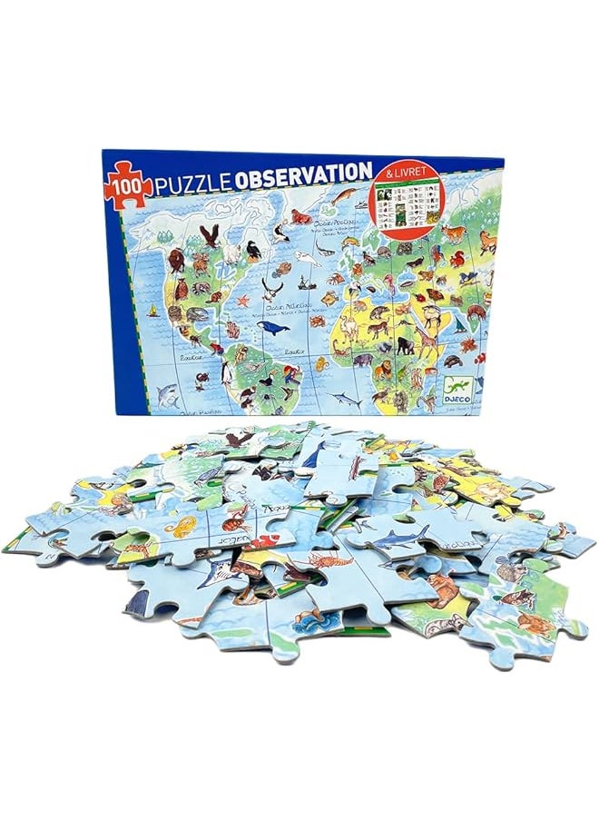 World'S Animals Observation Puzzle 100Pcs - pzsku/ZA53A36420CA1616007A4Z/45/_/1719943541/b6e496bc-a65b-4306-95d2-a4344caf2b3d