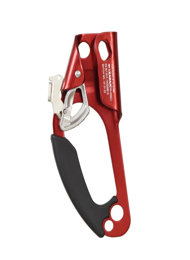 KARAM Heavy-Duty Rope Clamp for Climbing, Camping & Outdoor Activities | Anti-Slip & Quick-Lock Design | Compatible with 10-12mm Ropes for Left Hand Use | CE Certified | PN402(L) - Image 5