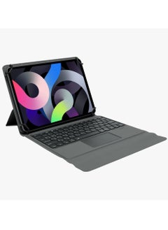 Protect Universal Keyboard Leather Case Stand Cover with Trackpad for Windows Android iOS Smartphone Fits most 7-11" Tablets | WR200  - Image 1