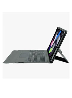 Protect Universal Keyboard Leather Case Stand Cover with Trackpad for Windows Android iOS Smartphone Fits most 7-11" Tablets | WR200  - Image 3