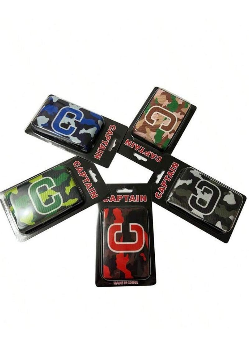 Spall Adjustable Captain C Armband - Elastic, Comfortable, and Stylish Army Color - Image 3