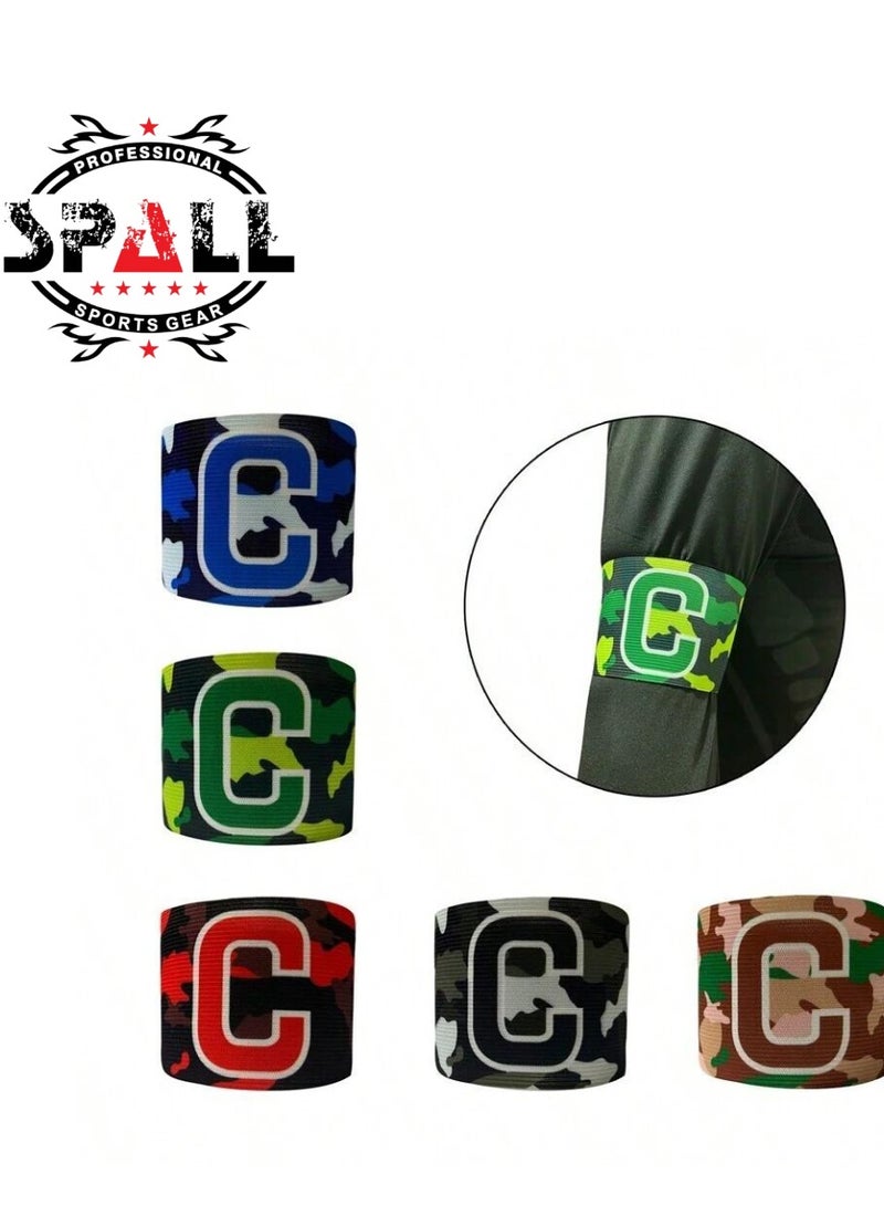 Spall Adjustable Captain C Armband - Elastic, Comfortable, and Stylish Army Color - Image 2