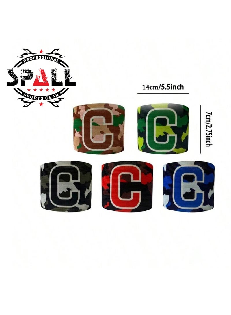 Spall Adjustable Captain C Armband - Elastic, Comfortable, and Stylish Army Color - Image 4