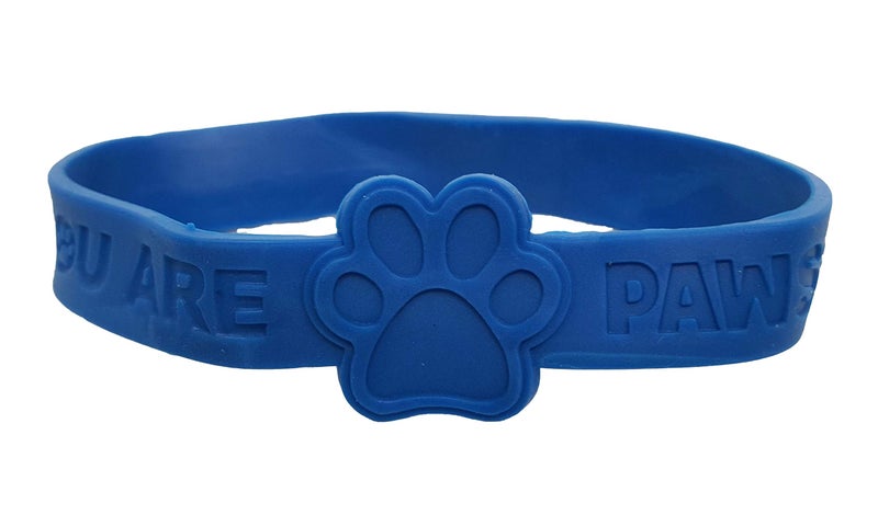 Dondor Paw Print Rubber Bracelets, 'You are Pawsome' Rubber Bracelet Party Favors (YOU ARE PAWSOME - 24 Pack) - Image 4
