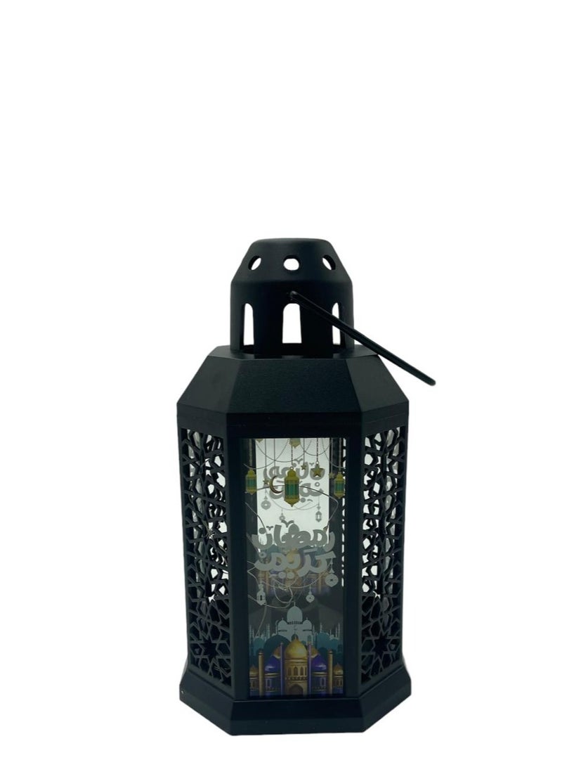 DEHKAH Ramadan light lantern, size 30*15*15, color black - Image 2