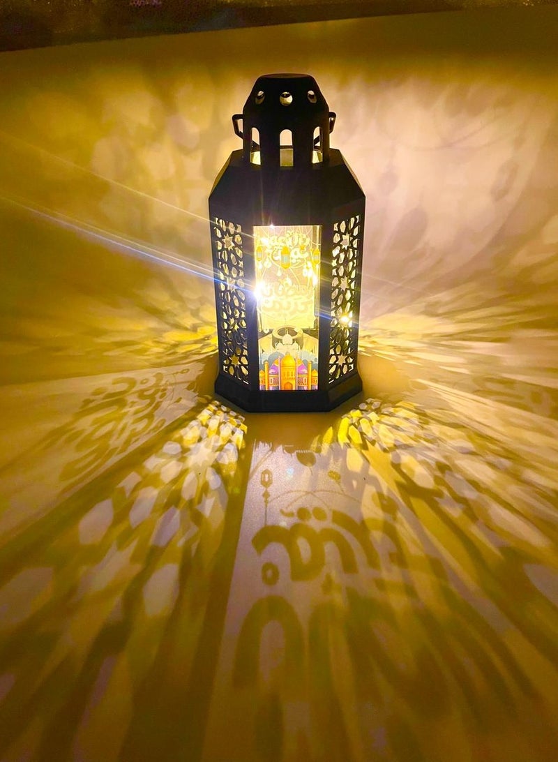 DEHKAH Ramadan light lantern, size 30*15*15, color black - Image 3